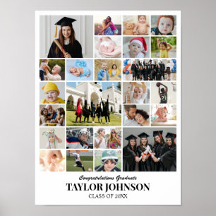 Poster Colagem de Fotos 25 Imagens 12x16 18x24 24x32 30x4