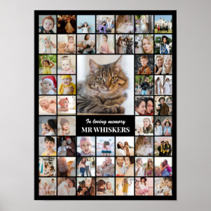 Poster Colagem de Fotos 52 Imagens 12x16 18x24 24x32 Pret