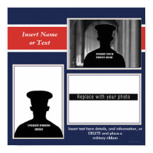 Colagem de Fotos Ameaçadas Militar