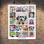 Poster Colagem de Fotos com 17 Fotos - pode editar cor<br><div class="desc">Montagem de fotos — Use sua foto ou fotos favoritas para fazer um espetáculo divertido para compartilhar com amigos. Esta grade moderna é uma exibição única e atraente de suas fotos. Este é configurado para ser um criador de colagens online gratuitas de fotos para seu instagrama ou outras fotos quadradas....</div>