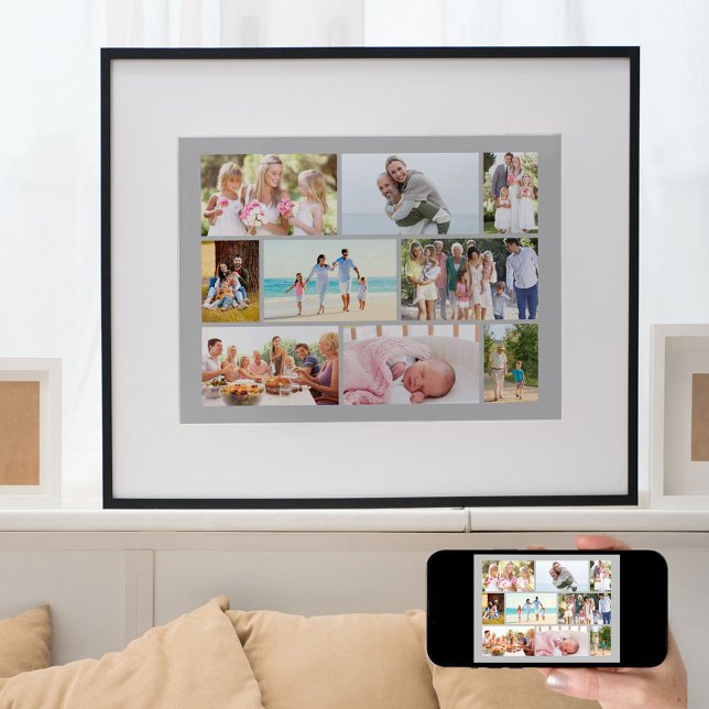 Poster Colagem de Fotos da Família Colagem de Estilo de M (Criador carregado)