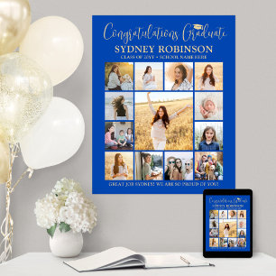 Poster Colagem de Fotos de Confraternização de Formatura