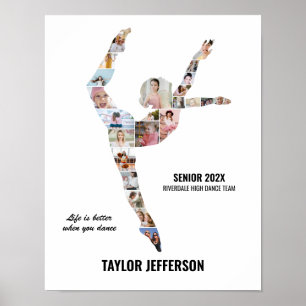 Poster Colagem de Fotos de Dança Contemporânea Presente p