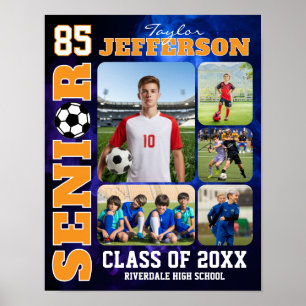 Poster Colagem de Fotos de Futebol da Noite dos Veteranos