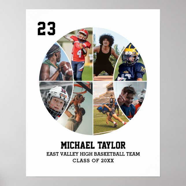 Poster Colagem de Fotos de Graduação de Mais velho da Equ (Frente)