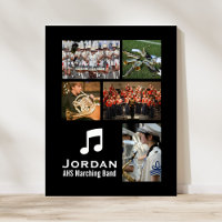Colagem de Fotos de Música da Orquestra de Bandas 