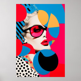 Poster Colagem de Fotos de pop Art
