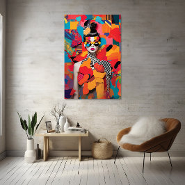 Poster Colagem de Fotos de pop Art