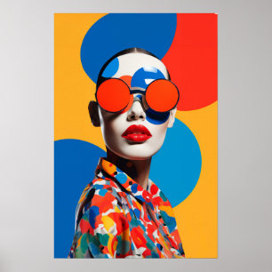 Poster Colagem de Fotos de pop Art