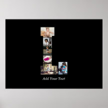 Colagem de Fotos em Preto e Branco L