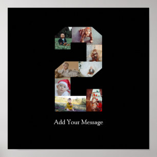 Poster Colagem de Fotos em Preto e Branco Número 2