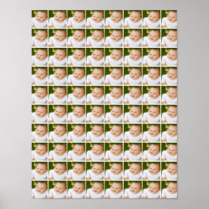 Poster Colagem de Fotos Individual 80 Personalizada