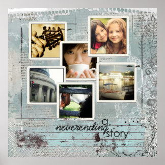 Poster colagem de fotos instagram