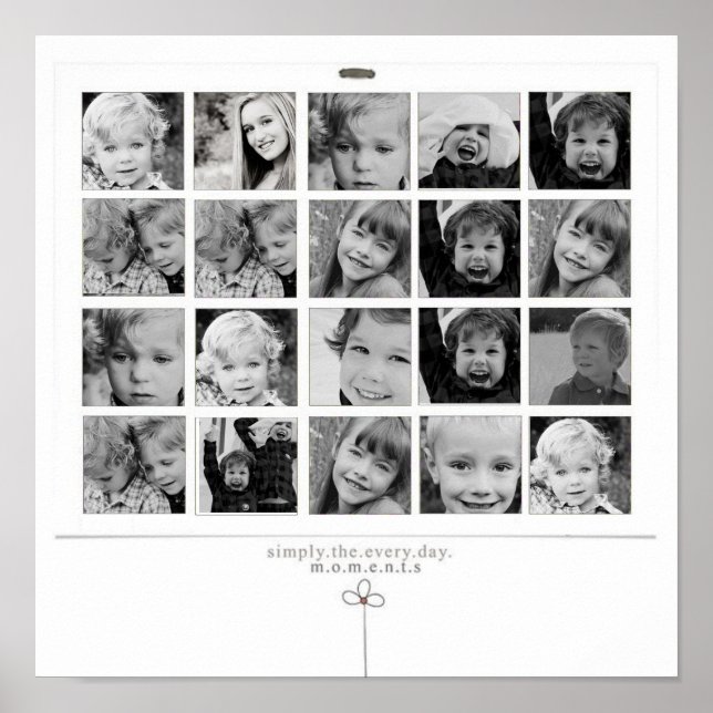 Pôster colagem de fotos instgram (Frente)