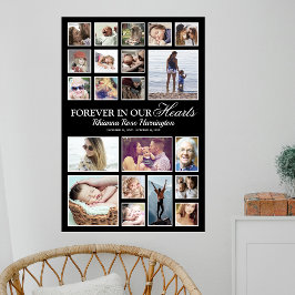 Poster Colagem de Fotos Memorial