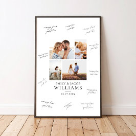 Poster Colagem de Fotos Moderno de 4 Fotos para Assinatur