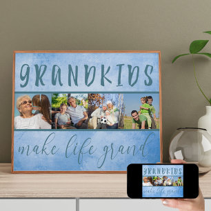 Poster Colagem de Fotos - Netos Tornam a Vida Mais Grandi