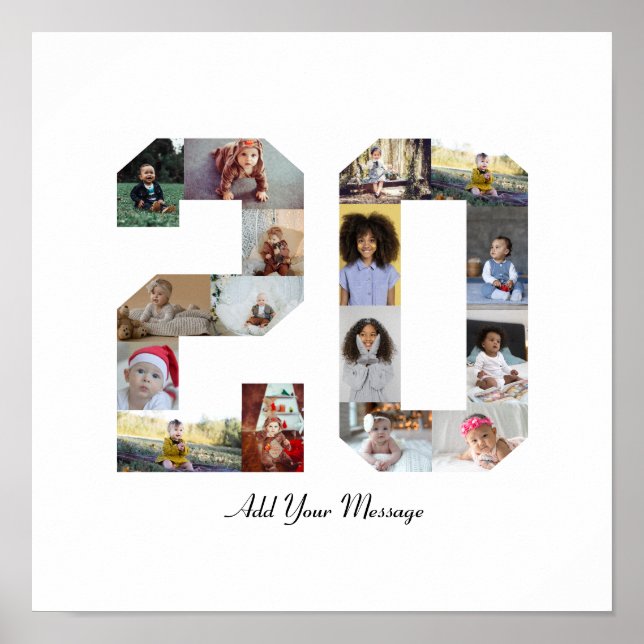 Poster Colagem de Fotos Número 20 (Frente)