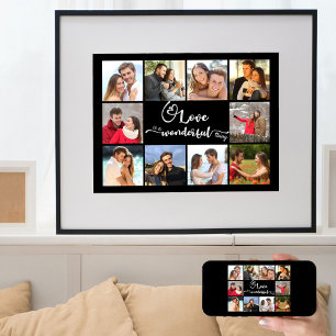 Poster Colagem de Fotos O Amor é uma Coisa Maravilhosa 10