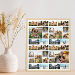 Poster Colagem de Fotos Personalizada 32<br><div class="desc">Crie sua própria arte personalizada de Poster de parede de colagem de fotos 32</div>