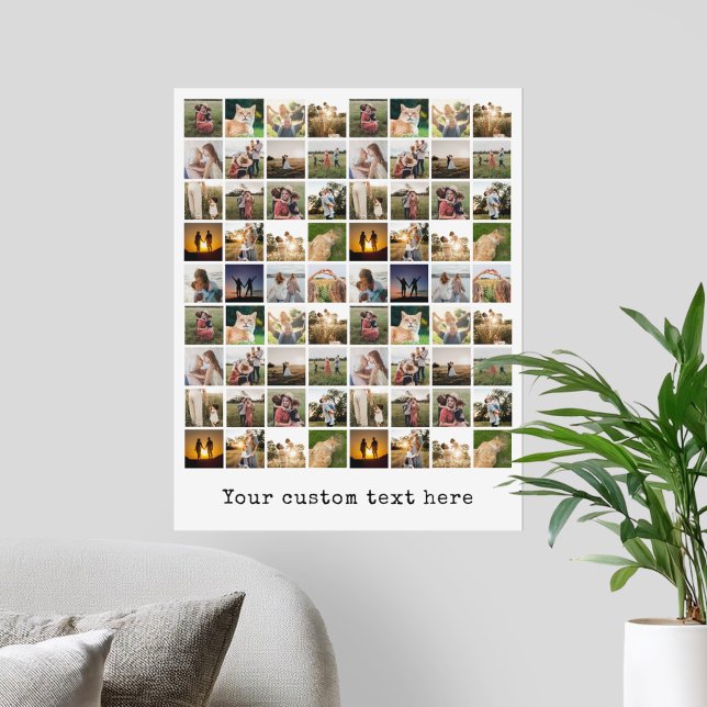 Poster Colagem de Fotos Personalizada 72 (Criador carregado)
