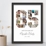 Poster Colagem de Fotos Personalizada do 85º aniversário<br><div class="desc">Comemore o 85º aniversário com este poster de colagem de fotos número 85 personalizado. Este presente personalizável também é perfeito para o aniversário de casamento. É uma maneira excelente de mostrar memórias preciosos do seu casamento e da sua vida casada. A poster apresenta uma coleção de fotos capturando aqueles momentos...</div>
