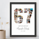 Poster Colagem de Fotos Personalizada do Número 67 de Ani<br><div class="desc">Comemore o 67º aniversário com este poster de colagem de fotos número 67 personalizado. Este presente personalizável também é perfeito para o aniversário de casamento. É uma maneira excelente de mostrar memórias preciosos do seu casamento e da sua vida casada. A poster apresenta uma coleção de fotos capturando aqueles momentos...</div>