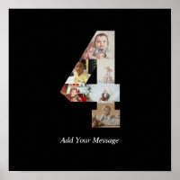 Colagem de Fotos Preta e Branco Número 4