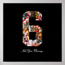 Colagem de Fotos Preta e Branco Número 6