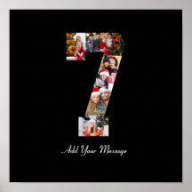 Colagem de Fotos Preta e Branco Número 7