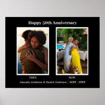 Colagem de Fotos Preto e Branco 2 Aniversário