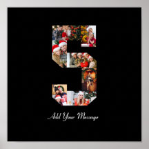 Colagem de Fotos Preto e Branco Número 5