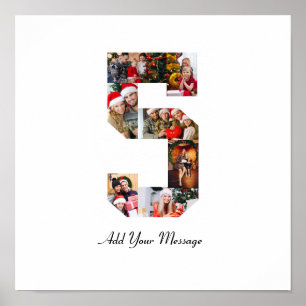 Poster Colagem de Fotos Preto e Branco Número 5