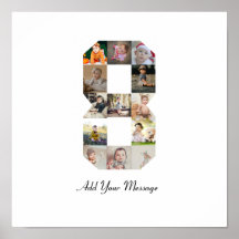 Colagem de Fotos Preto e Branco Número 8