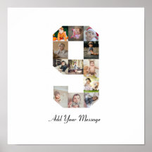 Colagem de Fotos Preto e Branco Número 9