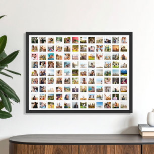 Poster Colagem de Fotos Simples Moderna Personalizada 108