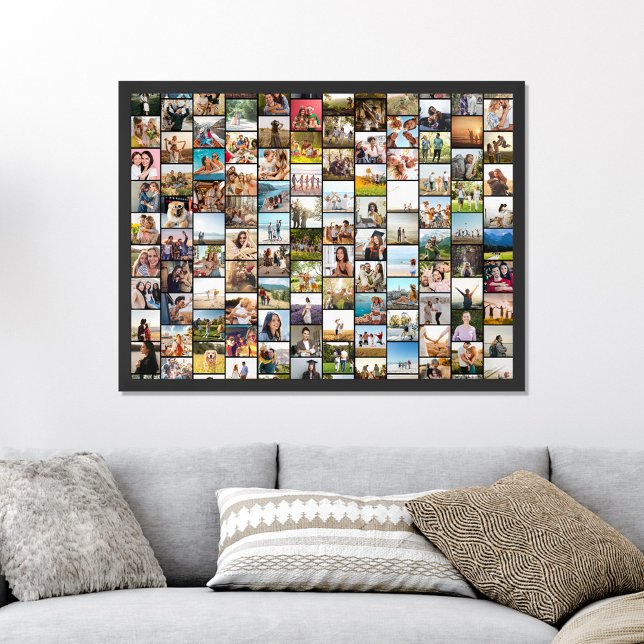 Poster Colagem de Fotos Simples Moderna Personalizada 108 (Criador carregado)