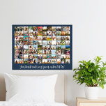 Poster Colagem de Fotos Simples Moderna Personalizada 96<br><div class="desc">Crie seu próprio poster de colagem personalizada de fotos,  com 96 de suas fotos favoritas e citação personalizada,  letra de música ou texto em uma caligrafia elegante.</div>