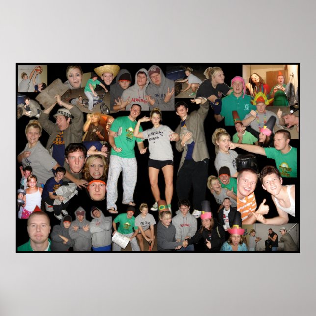 Pôster Colagem de Justin #2 (Frente)