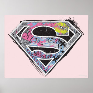 Poster Colagem de logotipos da Supergirl