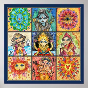 Pôster Colagem de Namaste