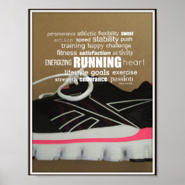 Pôster Colagem de Palavras Born to Run