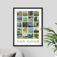 Colagem de pintura de arte Vincent Van Gogh