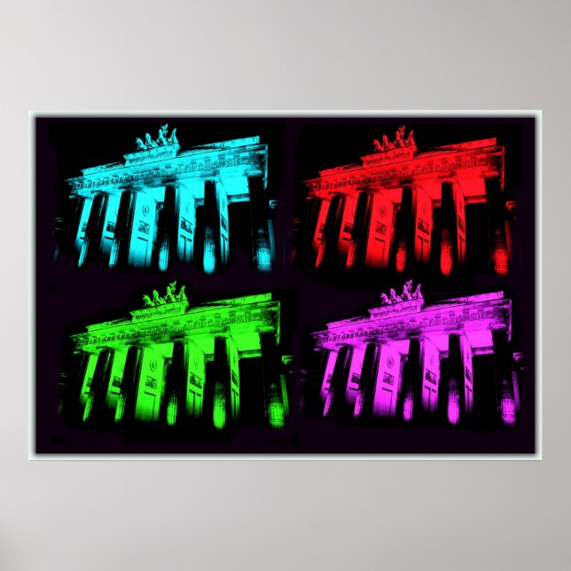 Poster Colagem de Portas de Brandeburgo (Frente)
