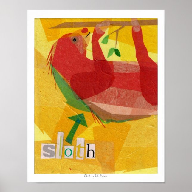Poster Colagem de Sloth Critter (Frente)