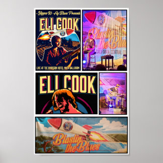 Poster Colagem de um concerto musical