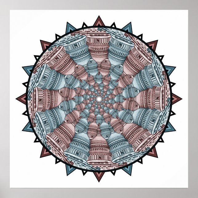 Pôster Colagem do Capitol (Frente)