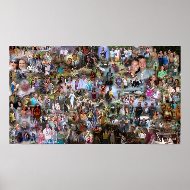 Poster Colagem do Havaí (Frente)