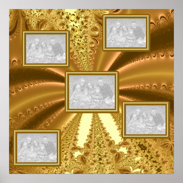 Pôster Colagem do ouro 1002 (Frente)