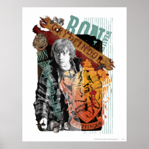 Poster Colagem do Ron Weasley 1